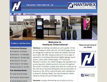 Tablet Screenshot of hantarex.com
