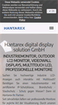 Mobile Screenshot of hantarex.de