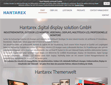Tablet Screenshot of hantarex.de